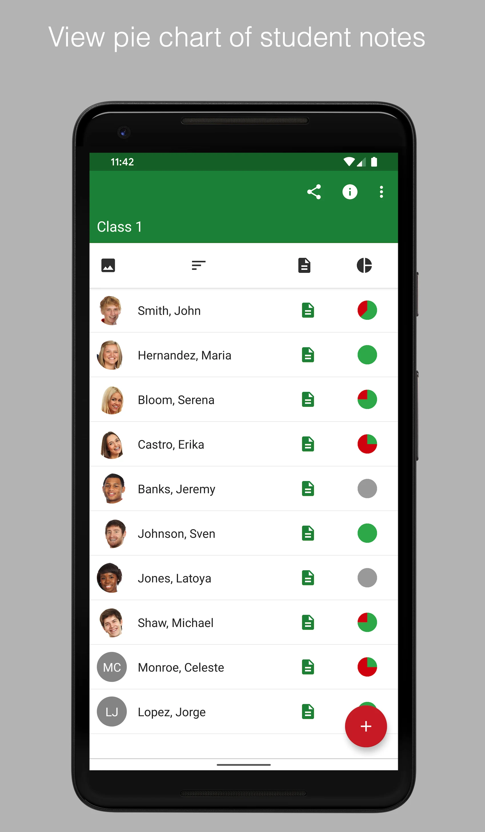 Teacher Notes screenshot